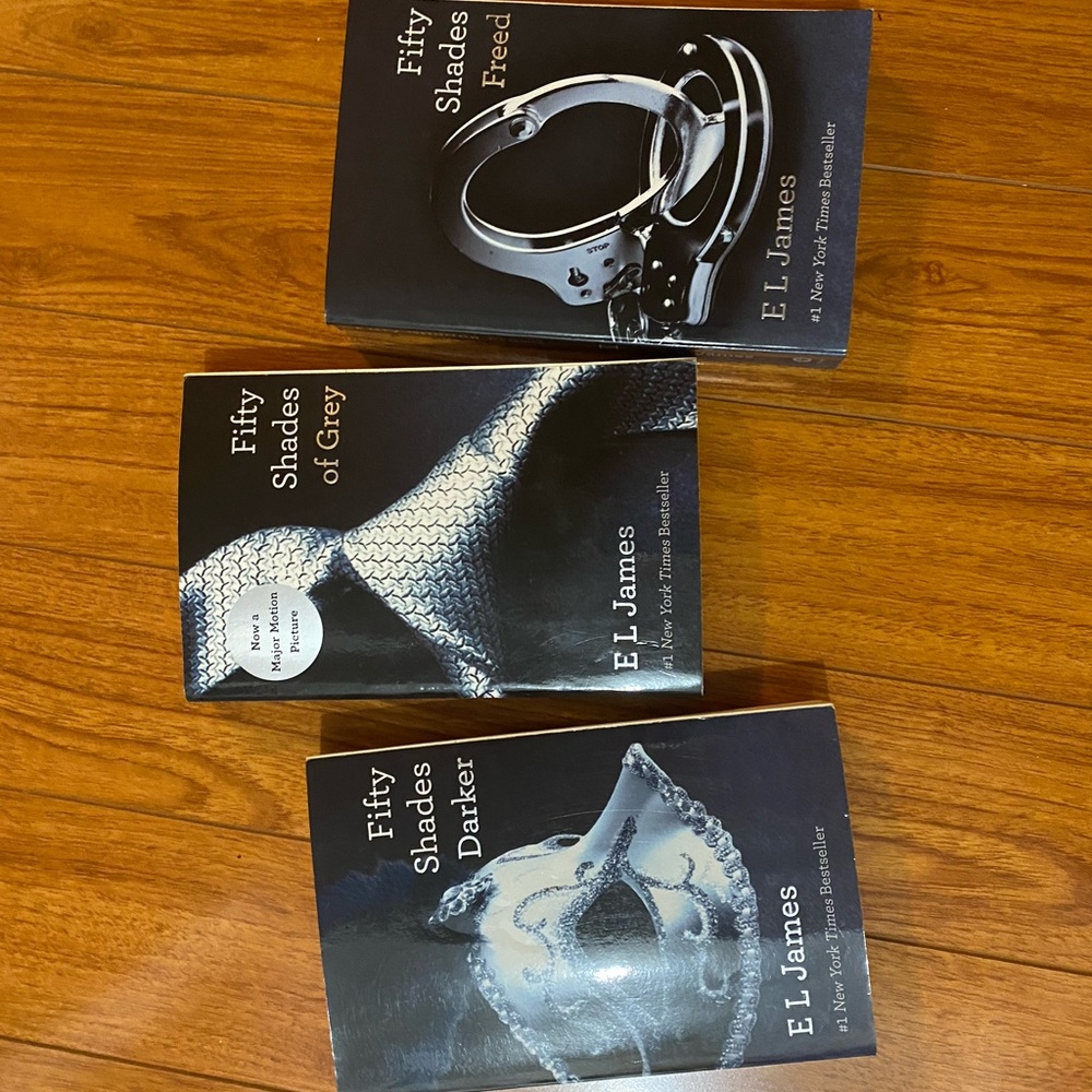 E L James Fifty Shades Hardcover Books